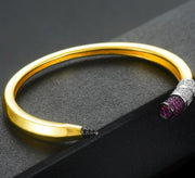 micro set zircon pencil bracelet, view 2 - MRSLM