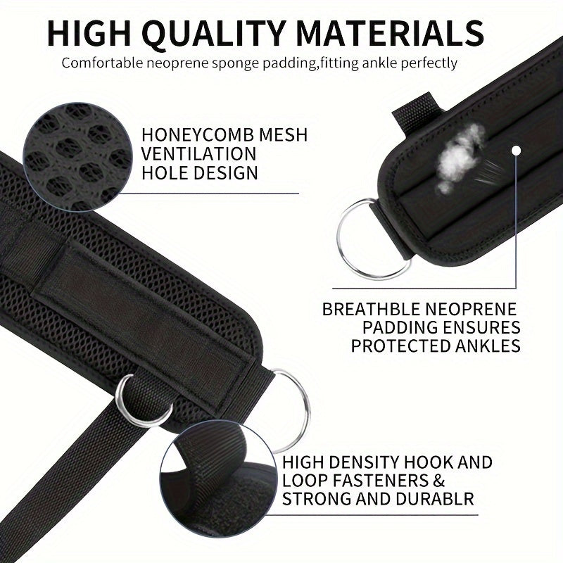 padded ankle strap for cable machines, view 4 - MRSLM