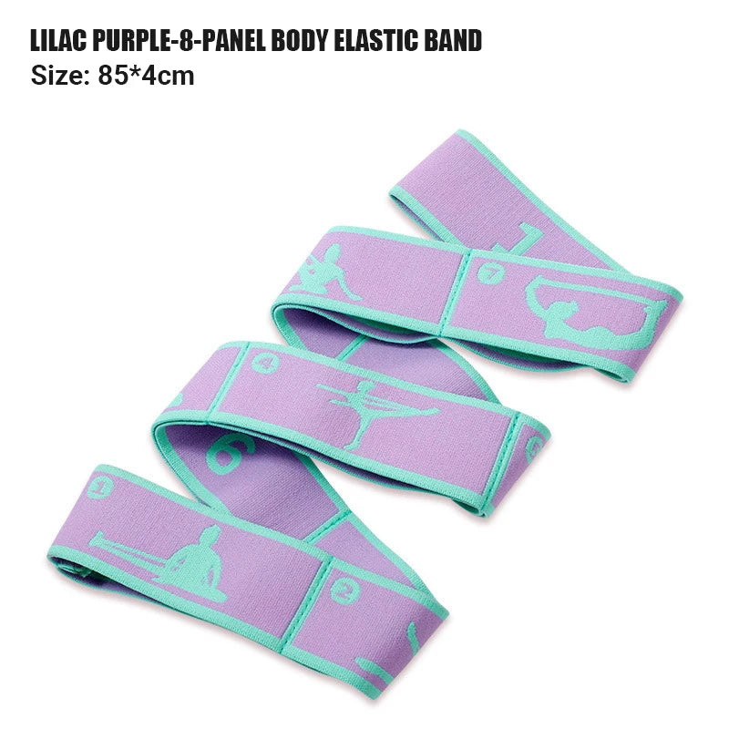 elastic yoga resistance band, view 2 - MRSLM