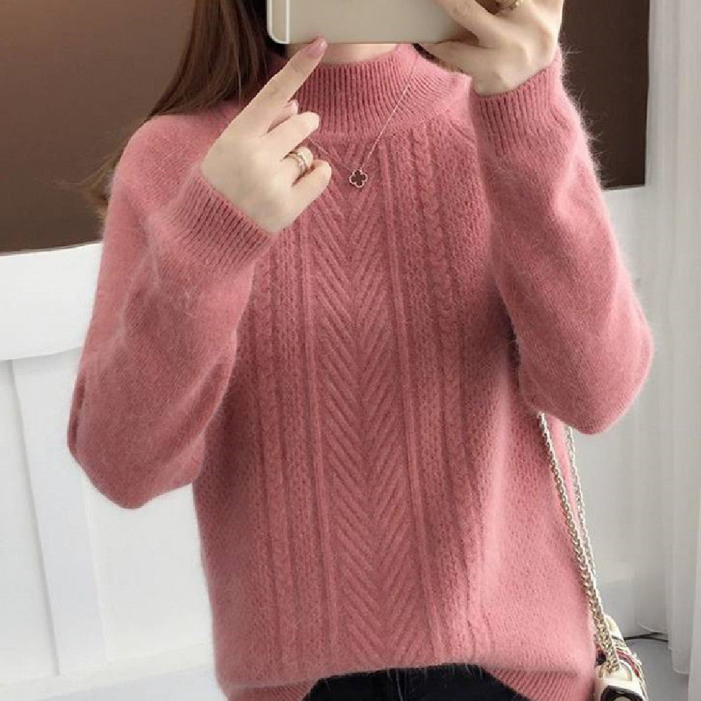 Women's Plush Loose Knit Sweater