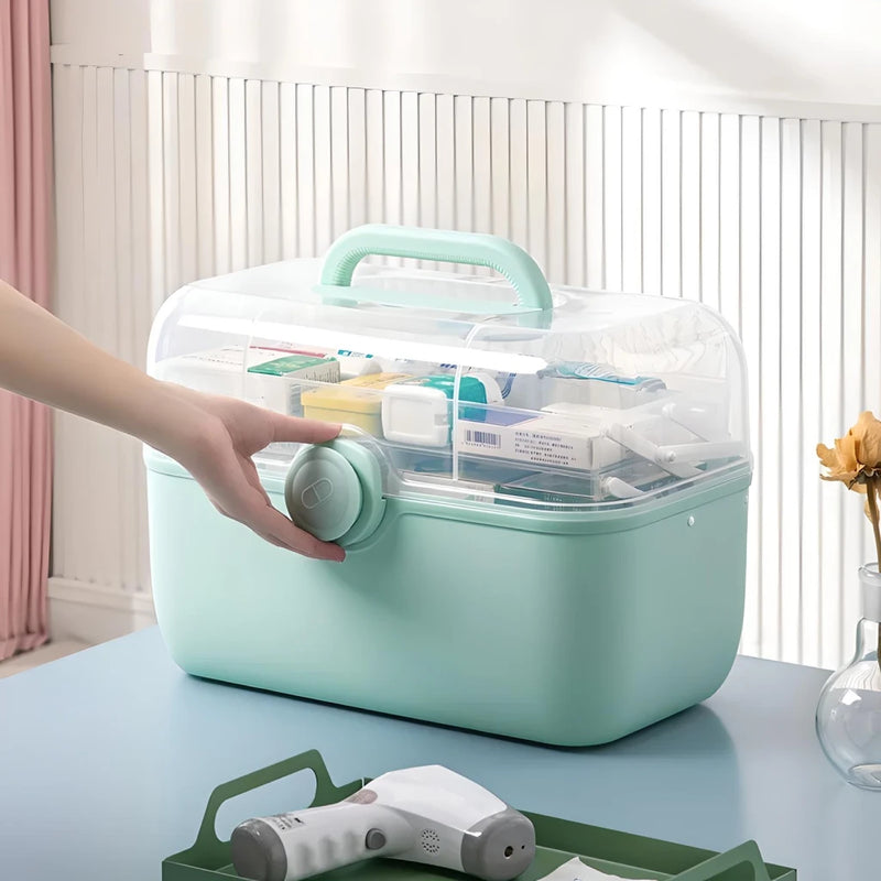 family medicine organizer box, view 10 - MRSLM