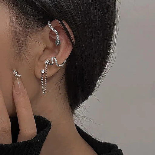 zircon snake ear cuff - MRSLM