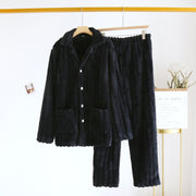 His and hers flannel pajama set, view 10 - MRSLM