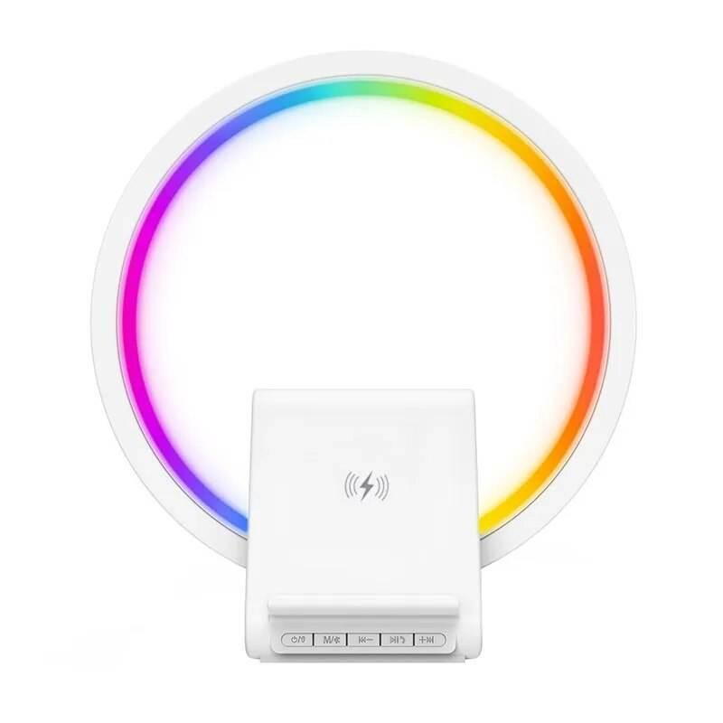 15-Watt-Bluetooth-Lautsprecher mit Dazzle Color-Technologie und kabelloser Ladefunktion