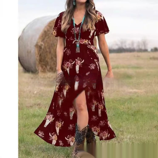 women's large swing dress, view 4 - MRSLM