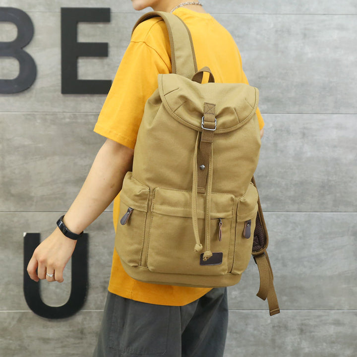 Trend Canvas Retro Large Capacity Outdoor Men's Backpack