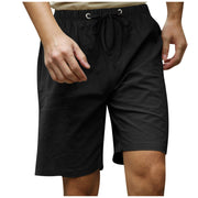 men's cotton and linen beach shorts, view 4 - MRSLM