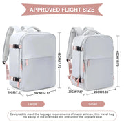 multi-functional travel backpack, view 8 - MRSLM
