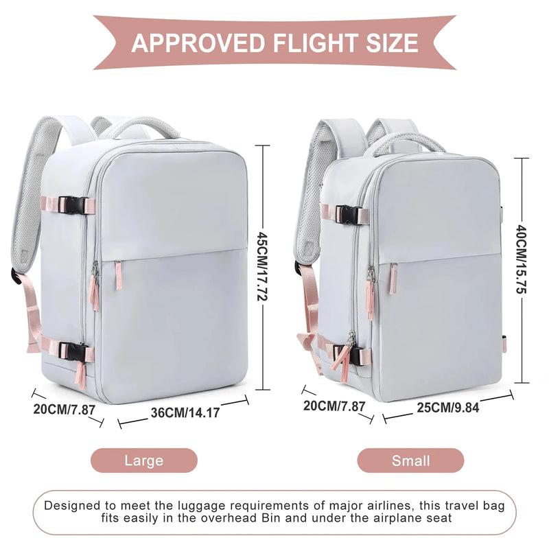 multi-functional travel backpack, view 8 - MRSLM