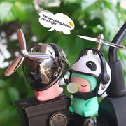 Cute cartoon motorcycle ornament, view 6 - MRSLM