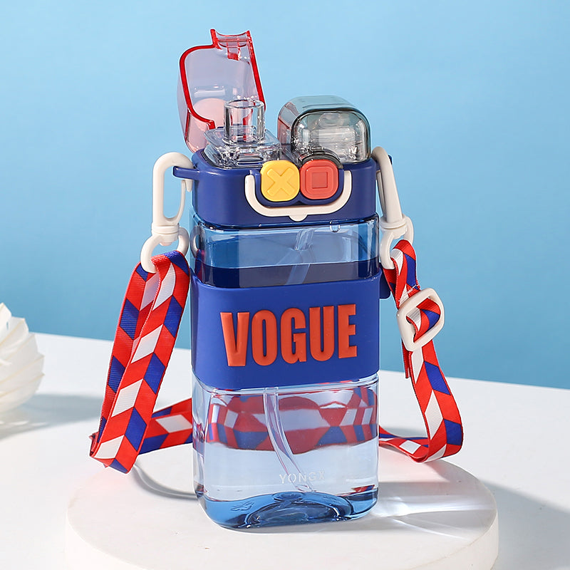 leak-proof kids water bottle with straw, view 5 - MRSLM