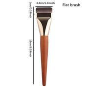 ultra thin flat foundation brush, view 3 - MRSLM