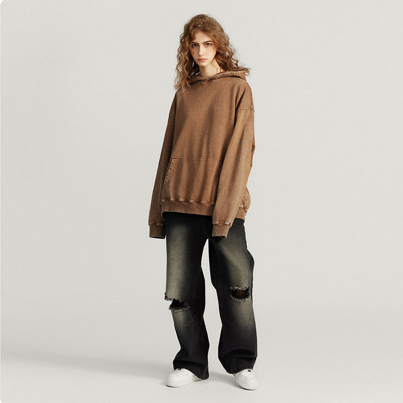Moletom masculino oversized Y2K