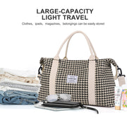 waterproof nylon duffel tote for women, view 4 - MRSLM