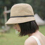 Women's summer straw hat, view 4 - MRSLM