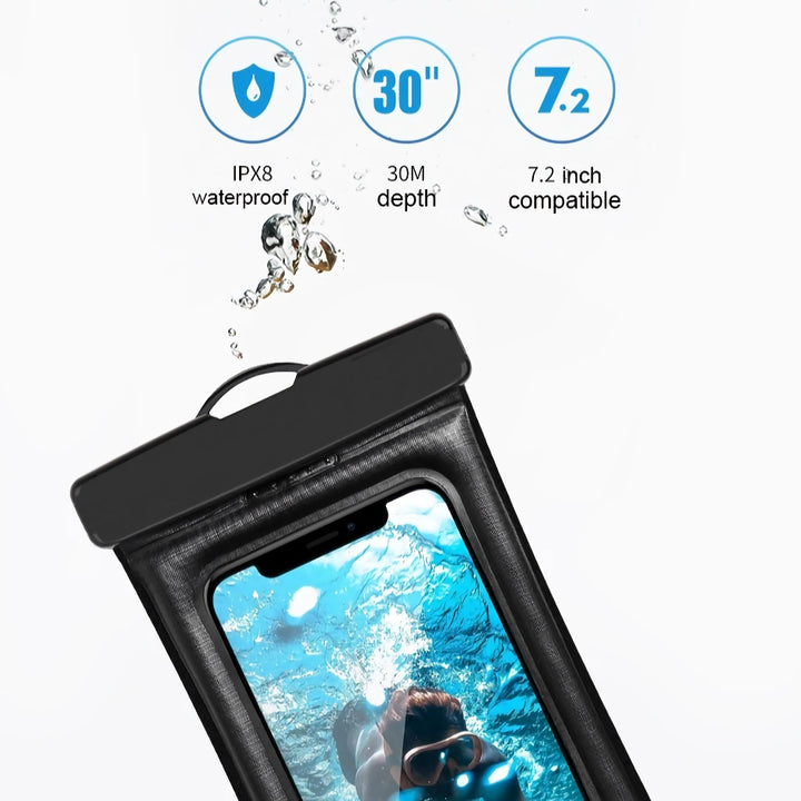 Waterproof Floating Phone Case with Touchscreen Functionality