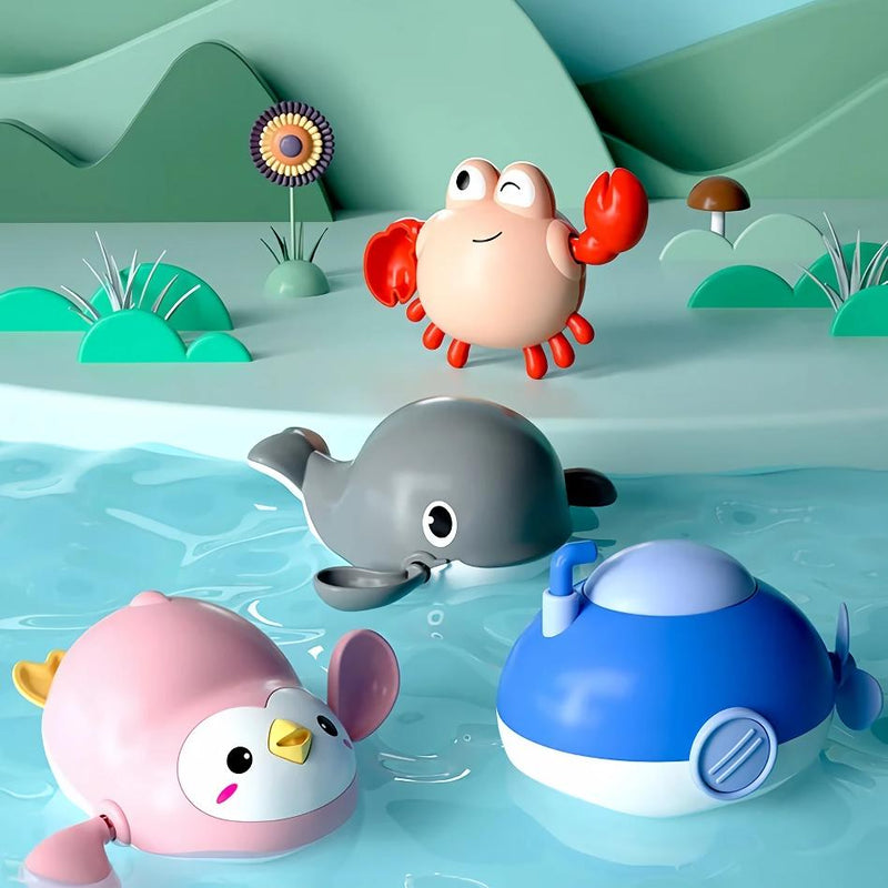 cute wind-up bath toys, view 12 - MRSLM