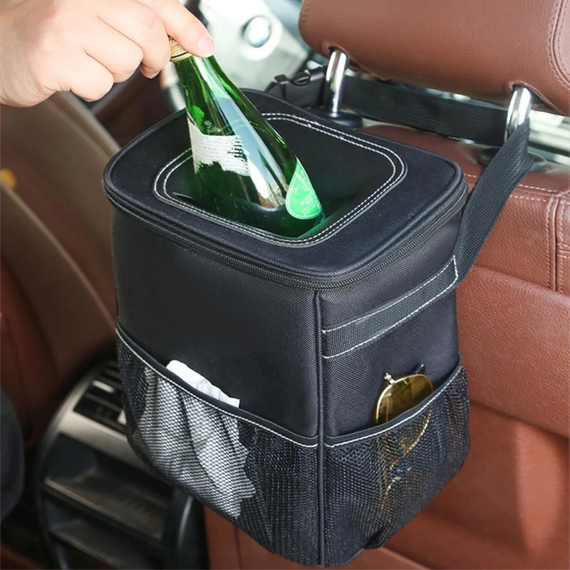 hanging car trash can, view 2 - MRSLM