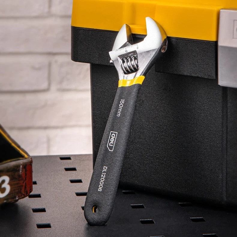 Adjustable Carbon Steel Spanner with PVC Handle