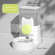 automatic pet feeder and water dispenser, view 4 - MRSLM