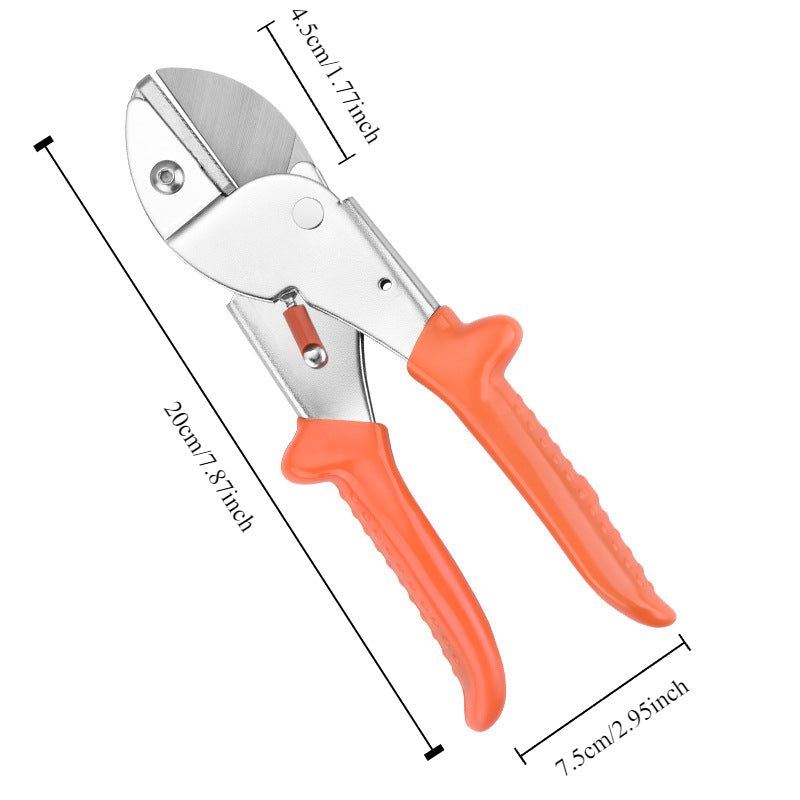 professional bypass pruning shears, view 2 - MRSLM
