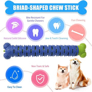 Silicone bone dog chew stick, view 4 - MRSLM