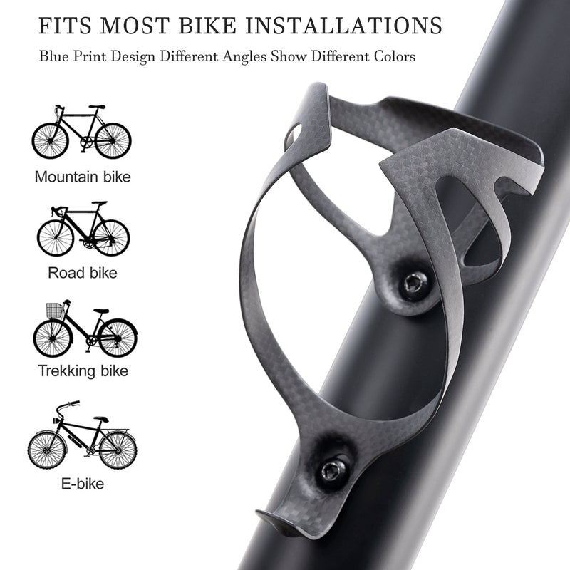 carbon fiber bottle cage, view 5 - MRSLM
