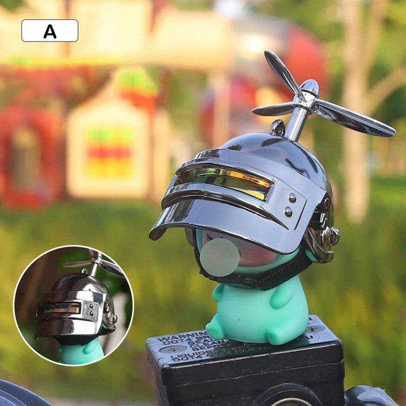 Cute cartoon motorcycle ornament, view 3 - MRSLM