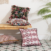 moroccan boho tassel cushion covers, view 10 - MRSLM