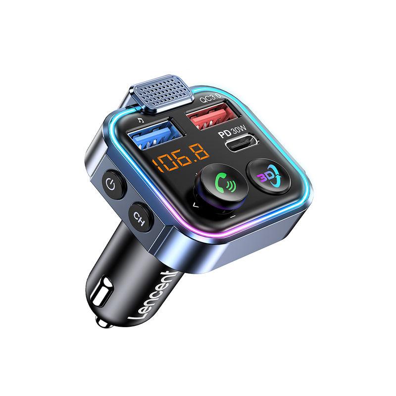 bluetooth 5.3 fm transmitter with 48w fast charging, view 8 - MRSLM