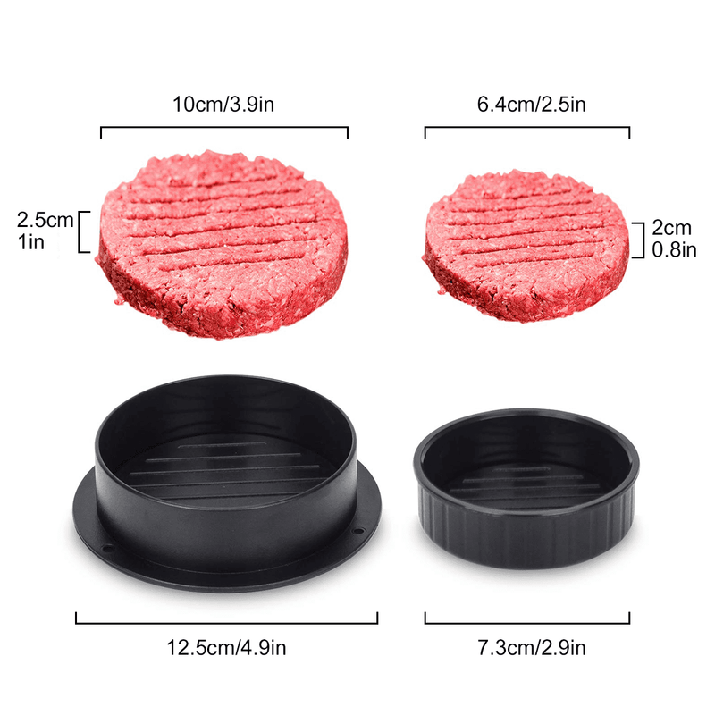 Non-stick stuffed burger press, view 9 - MRSLM
