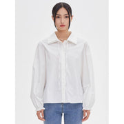 Bubble sleeve blouse for women, view 3 - MRSLM