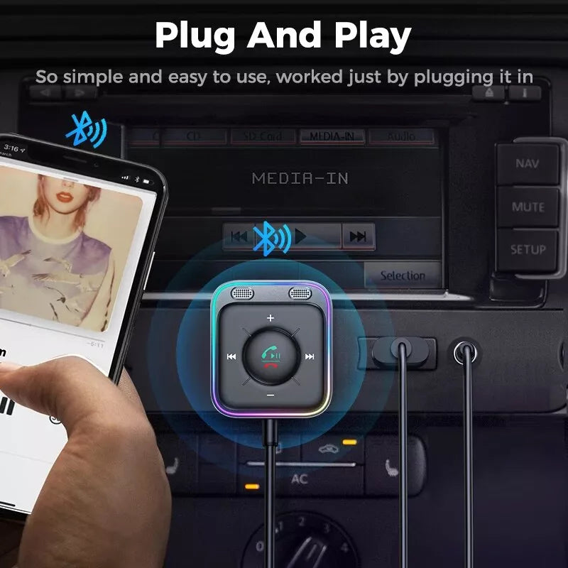 Bluetooth 5.3 car adapter, view 4 - MRSLM