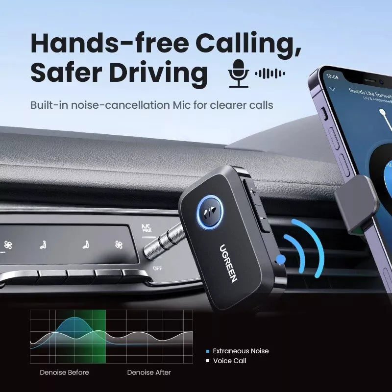 wireless Bluetooth car receiver adapter, view 6 - MRSLM