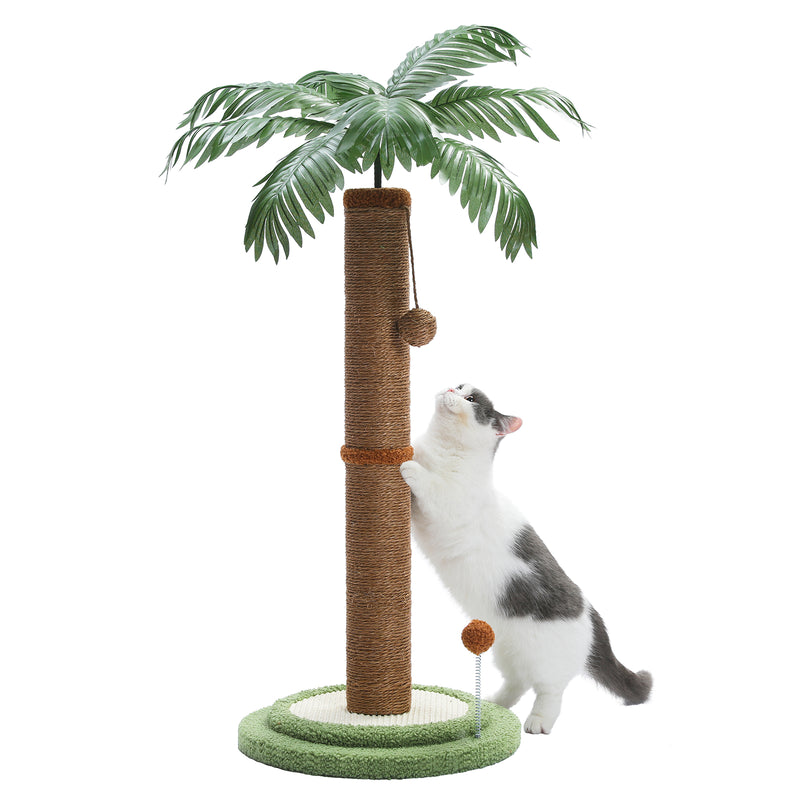 tall cat scratching post, view 2 - MRSLM