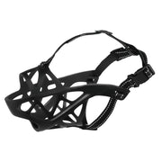 reflective dog muzzle basket, view 2 - MRSLM