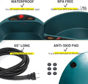 heated pet water bowl, view 8 - MRSLM