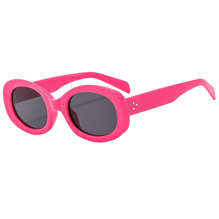 Chic Retro Oval Sunglasses for Women