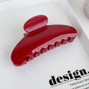 red geometry hair claw, view 7 - MRSLM