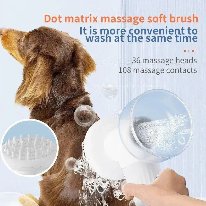 pet bubble bath brush, view 4 - MRSLM
