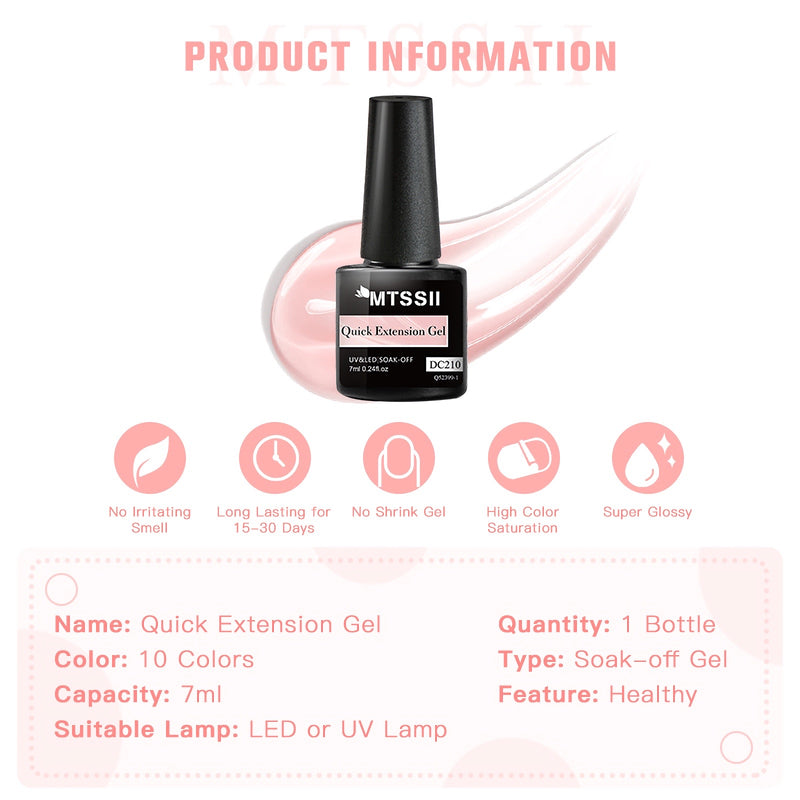 Quick extension nail gel, view 16 - MRSLM