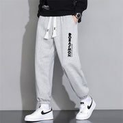 cropped casual loose mens long pants, view 17 - MRSLM