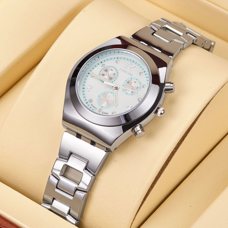 rhinestone luminous quartz watch - MRSLM