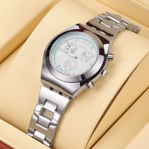 rhinestone luminous quartz watch - MRSLM
