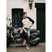 men's vintage washed loose straight jeans, view 5 - MRSLM