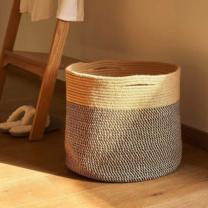 Eco-Friendly Cotton Rope Laundry Hamper