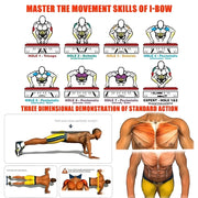 foldable multifunctional push-up board set, view 8 - MRSLM