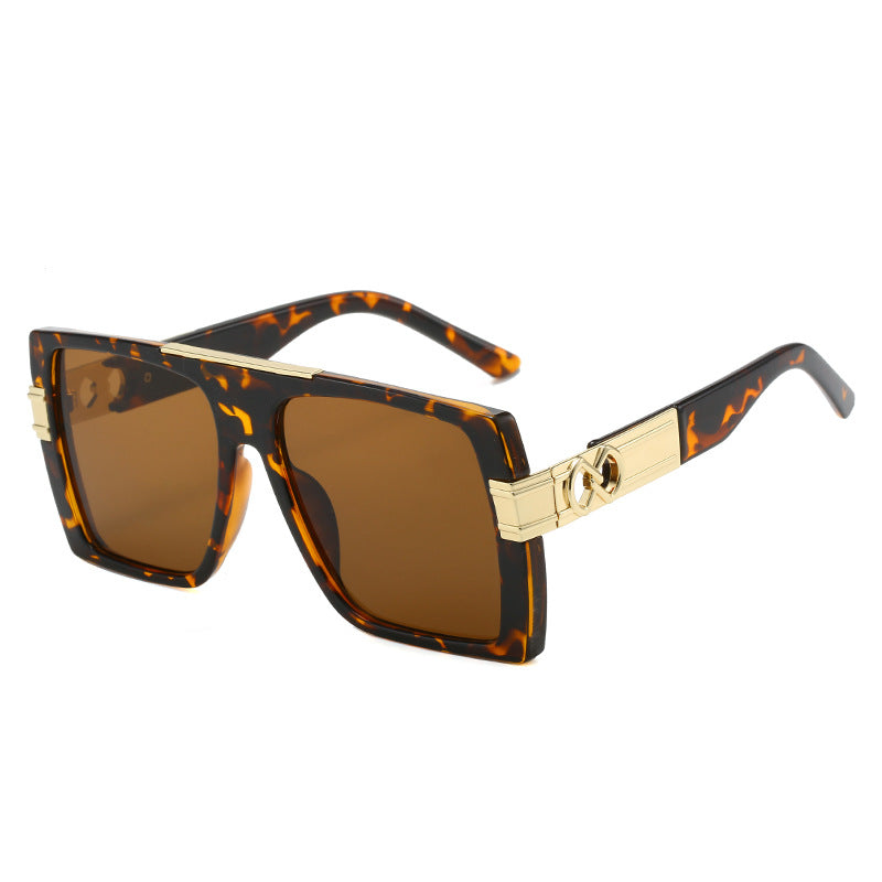 Gradient lens square sunglasses, view 5 - MRSLM