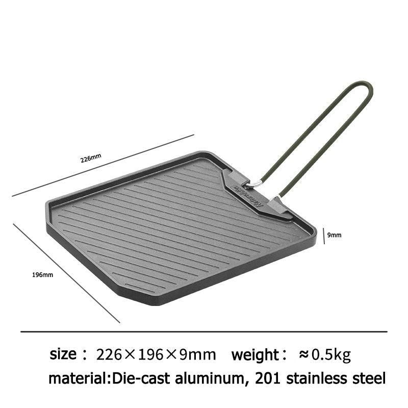 outdoor camping nonstick frying pan, view 2 - MRSLM