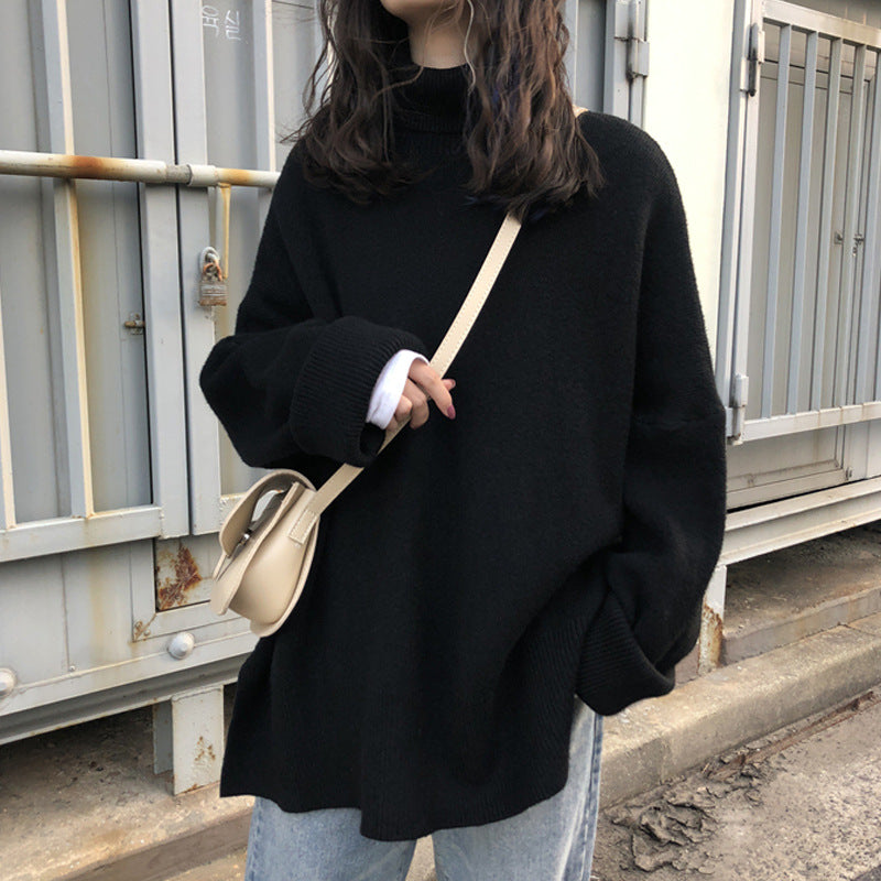 Einfacher Rollkragenpullover
